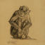 Gaston SUISSE (1896-1988) - Chimpanzé. 1930.